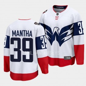 Washington Capitals Anthony Mantha 2023 NHL Stadium Series White Breakaway Player Jersey