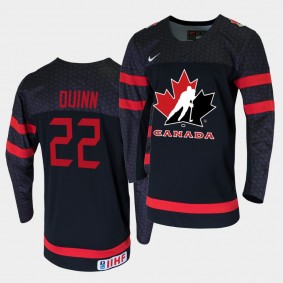 Jack Quinn Canada 2020 IIHF World Junior Championship Black Jersey