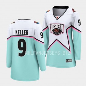 Clayton Keller Arizona Coyotes 2023 NHL All-Star Western Conference Jersey Women