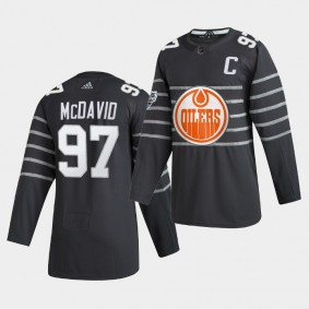 Connor McDavid Edmonton Oilers Gray 2020 NHL All-Star Game Authentic Jersey adidas Gray