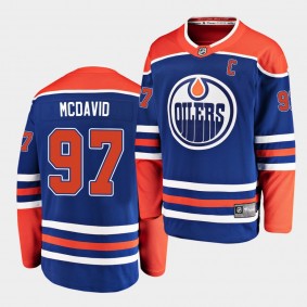 Edmonton Oilers Connor McDavid Alternate Royal Fanatics 2019 Jersey Breakaway Player