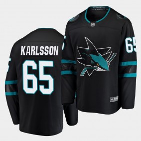 Erik Karlsson San Jose Sharks Fanatics Branded Alternate Breakaway Sharks Jersey Men's