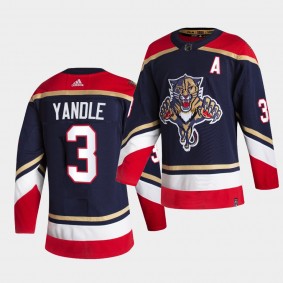 Florida Panthers keith yandle 2021 Reverse Retro Navy Authentic Jersey Navy