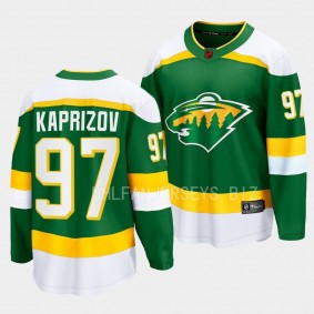 Minnesota Wild Kirill Kaprizov Special Edition 2.0 Green Breakaway Jersey 2022