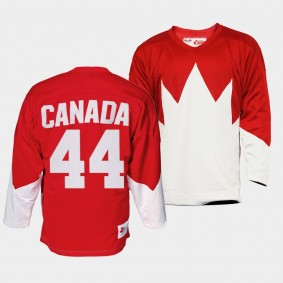 Canada Hockey Kyle Burroughs Summit Series Jersey Red Replica