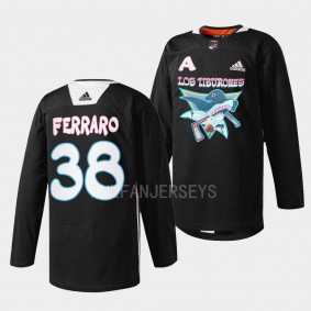 Mario Ferraro Sharks 2022 Los Tiburones Specialty Warm-Up Jersey