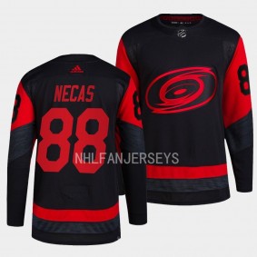 Martin Necas Hurricanes 2023 NHL Stadium Series Primegreen Authentic Black Jersey Men's