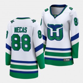 Martin Necas Carolina Hurricanes Whalers Women Premier Breakaway 88 Jersey