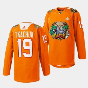 2024 Vamos Gatos Matthew Tkachuk Florida Panthers Orange #19 Specialty Jersey