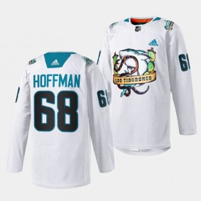 2023 Los Tiburones Mike Hoffman San Jose Sharks White #68 Special Jersey