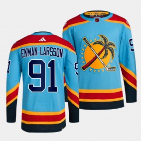 Oliver Ekman-Larsson Florida Panthers Reverse Retro 2.0 Blue #91 Authentic Pro Primegreen Jersey Men's