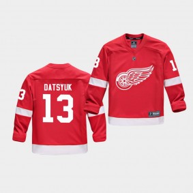 Pavel Datsyuk Replica Player Home Red Wings Jersey Youth Red