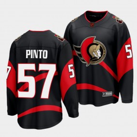 Ottawa Senators Shane Pinto Special Edition 2.0 Black 2022 Jersey Breakaway Player